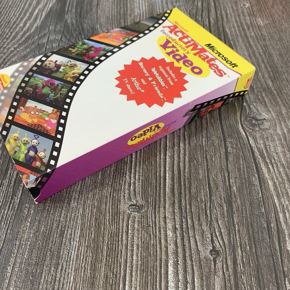 Microsoft Actimates Introductory Video VHS Barney & Friends Arthur Teletubbies - Picture 3 of 7